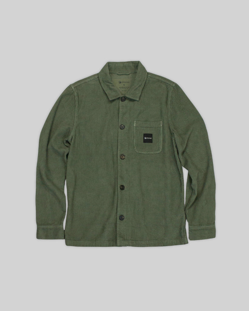 Overshirt - Washed Organic Khaki