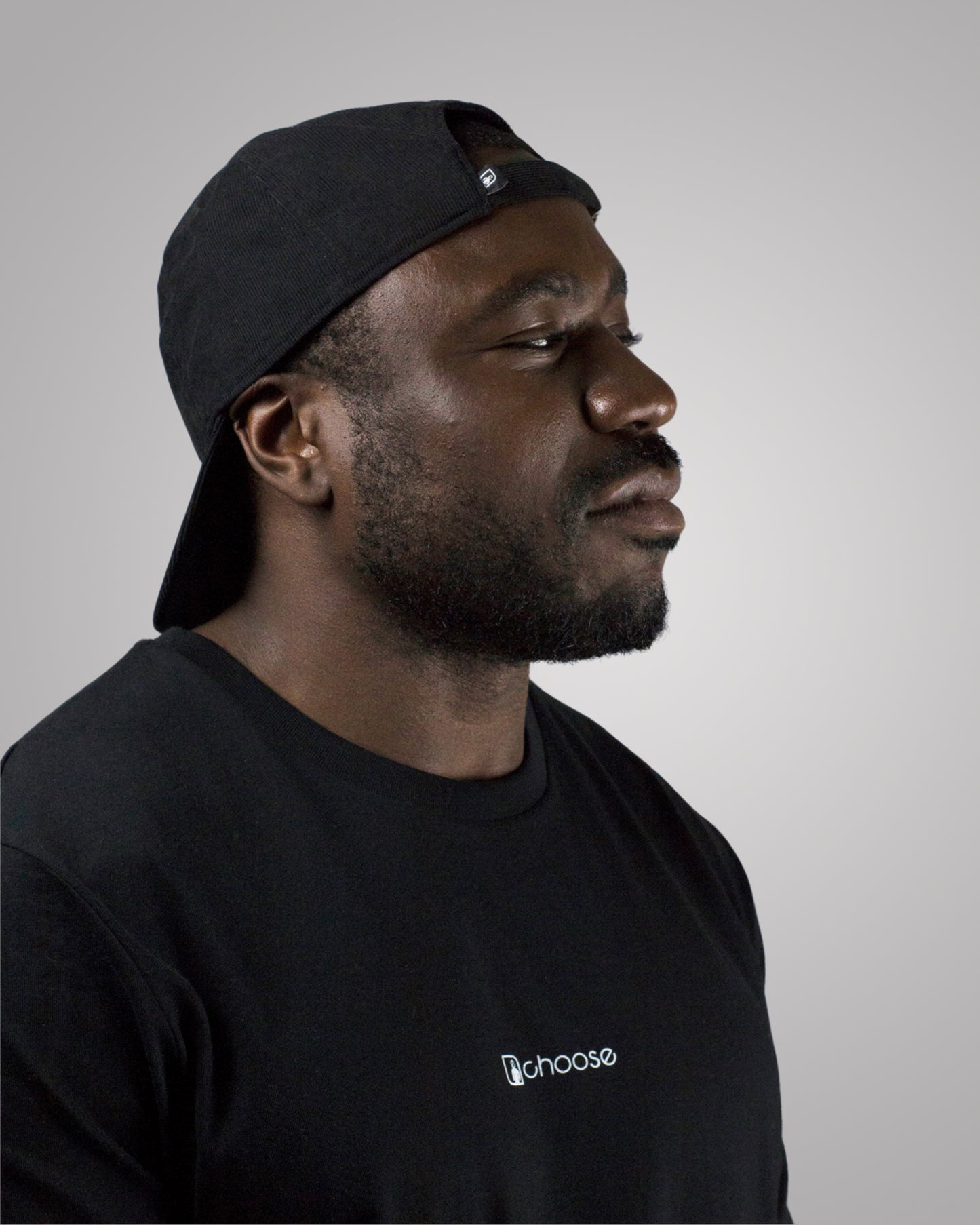 6-PANEL CAP - Black