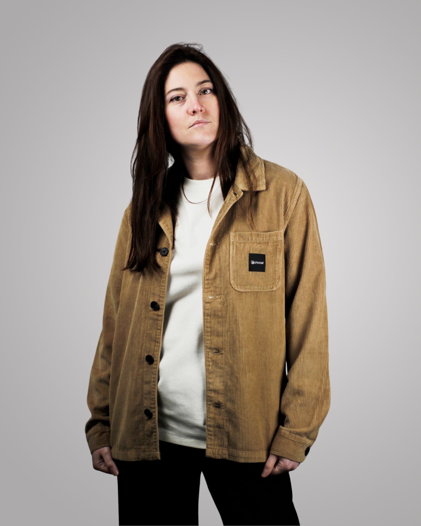 Overshirt - Washed Organic Camel