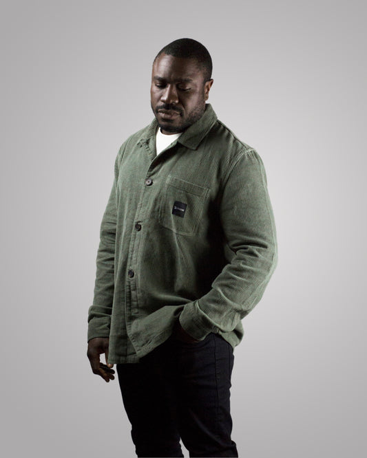 Overshirt - Washed Organic Khaki